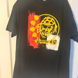Black Pirates SGA concert style Graphic T-Shirt